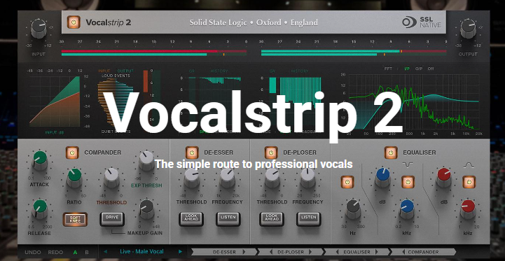 Solid State Logic SSL Native Vocalstrip 2